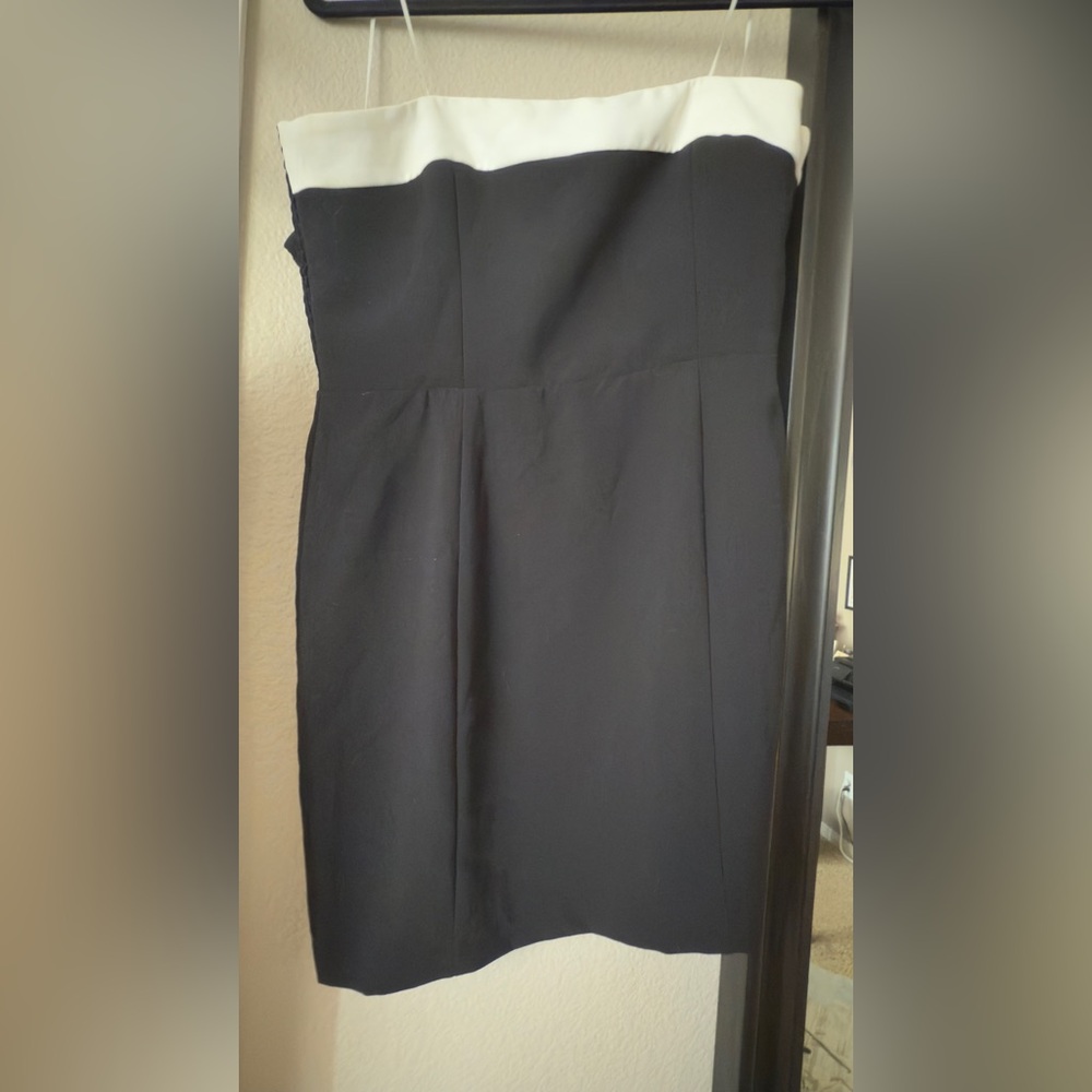 Amanda Uprichard Black and White Mini Dress